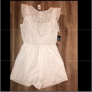 White Romper from Express. Size small